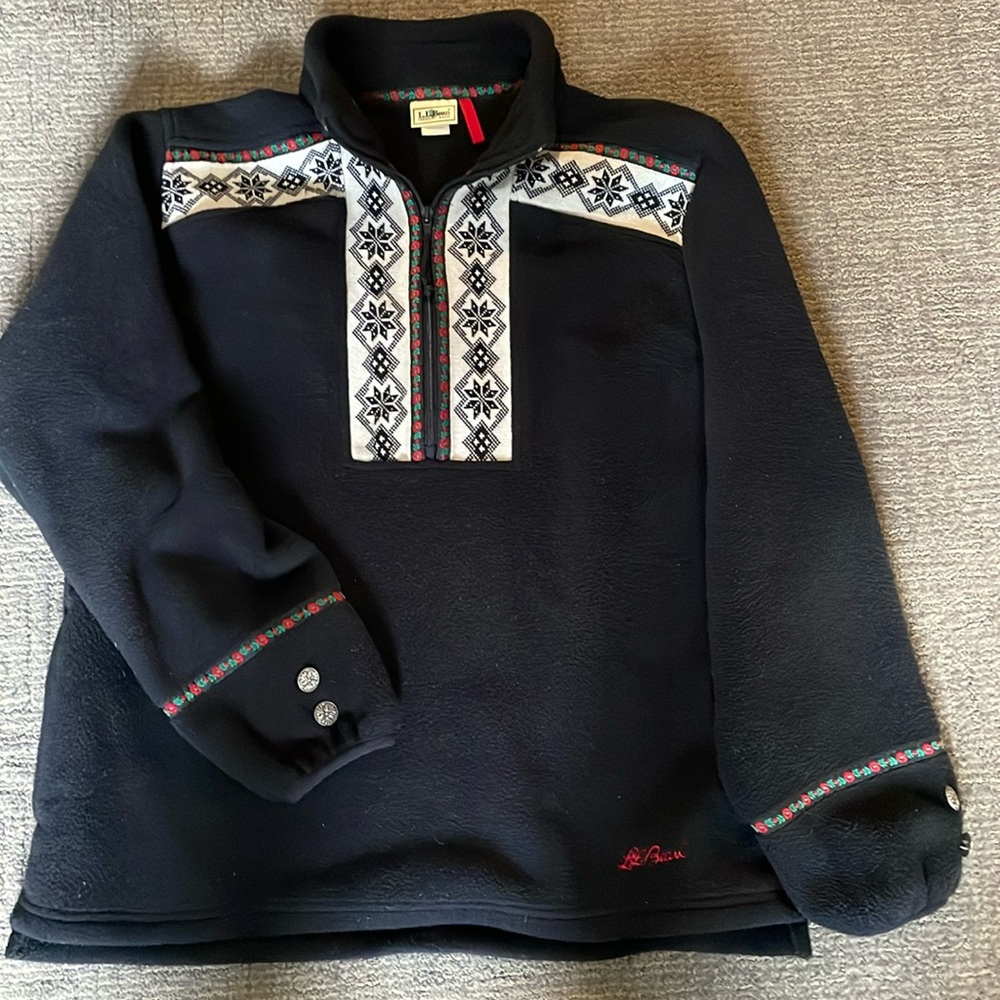 Llbean Women’s Nordic Fleece size L